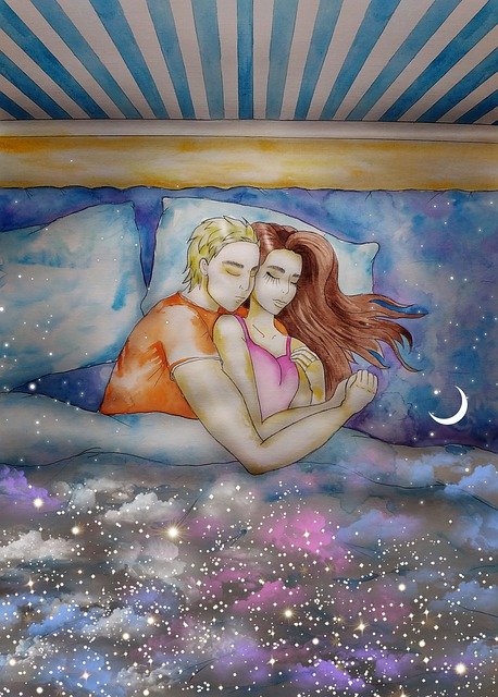 Dream Couple However Sleep Dreams  - Victoria_Borodinova / Pixabay