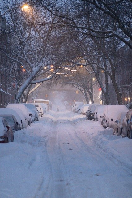 Snow Street Road Cold Snowfall  - michasekdzi / Pixabay